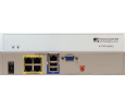Edgewater Networks EdgeProtect 4552 Enterprise SBC supporting 10 TLS sessions, 10 VoIP calls or 1 Mbps SIP video